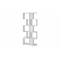 Manhattan Comfort 18AMC6 Petrolina Z- Shelf  with  5 shelves in White